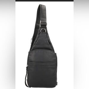 Concealed Carry Unisex Dakota Leather Sling